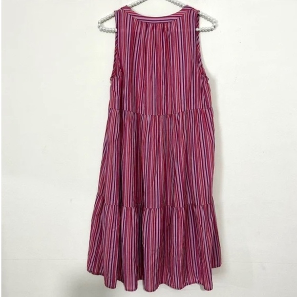 Xirena Elouise Burnt Lilac Tiered Sleeveless Dress SIZE XS - Picture 6 of 6